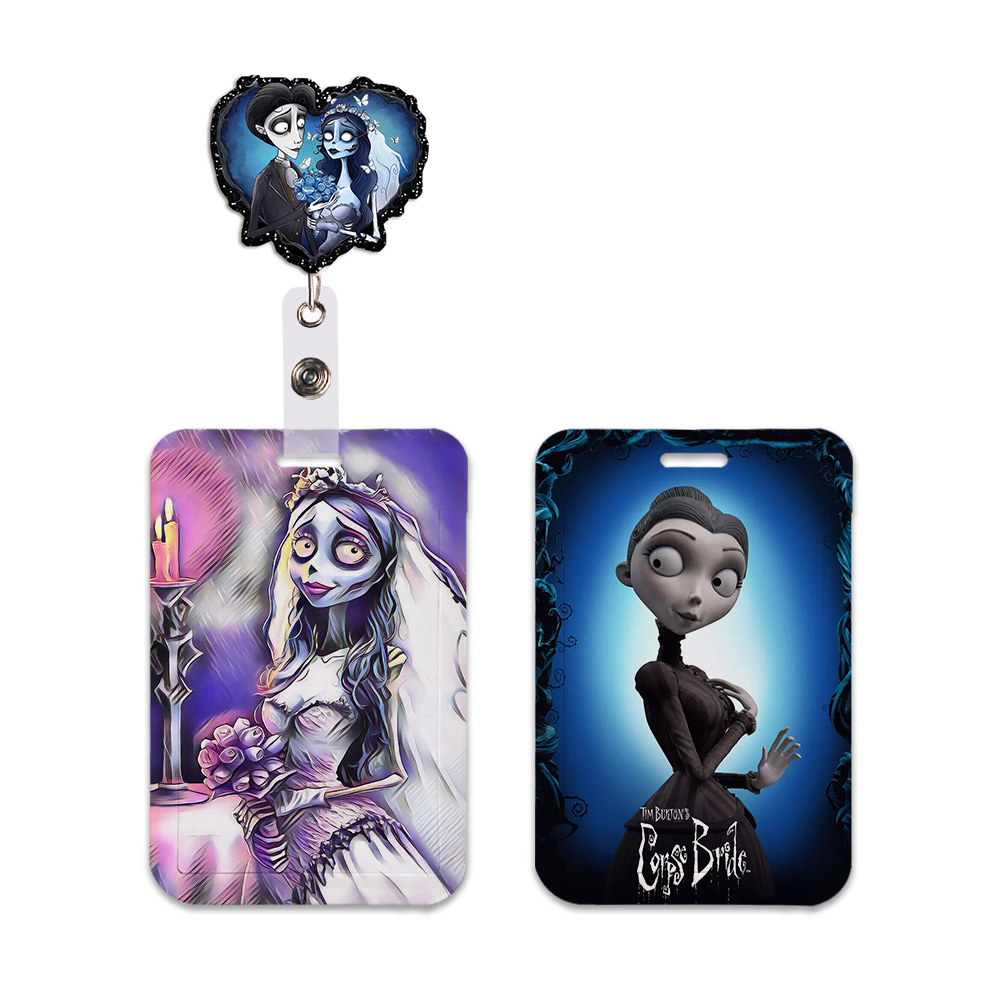 Resin Art Name - Film Horror Werkkaarthouder Bruid Naambadge Clip