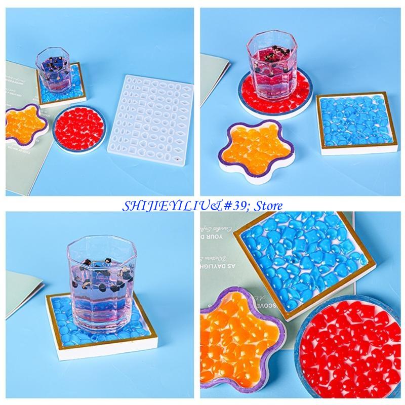Coaster Mold Square - E21F Mallen voor harsgieten Epoxyhars mallen
