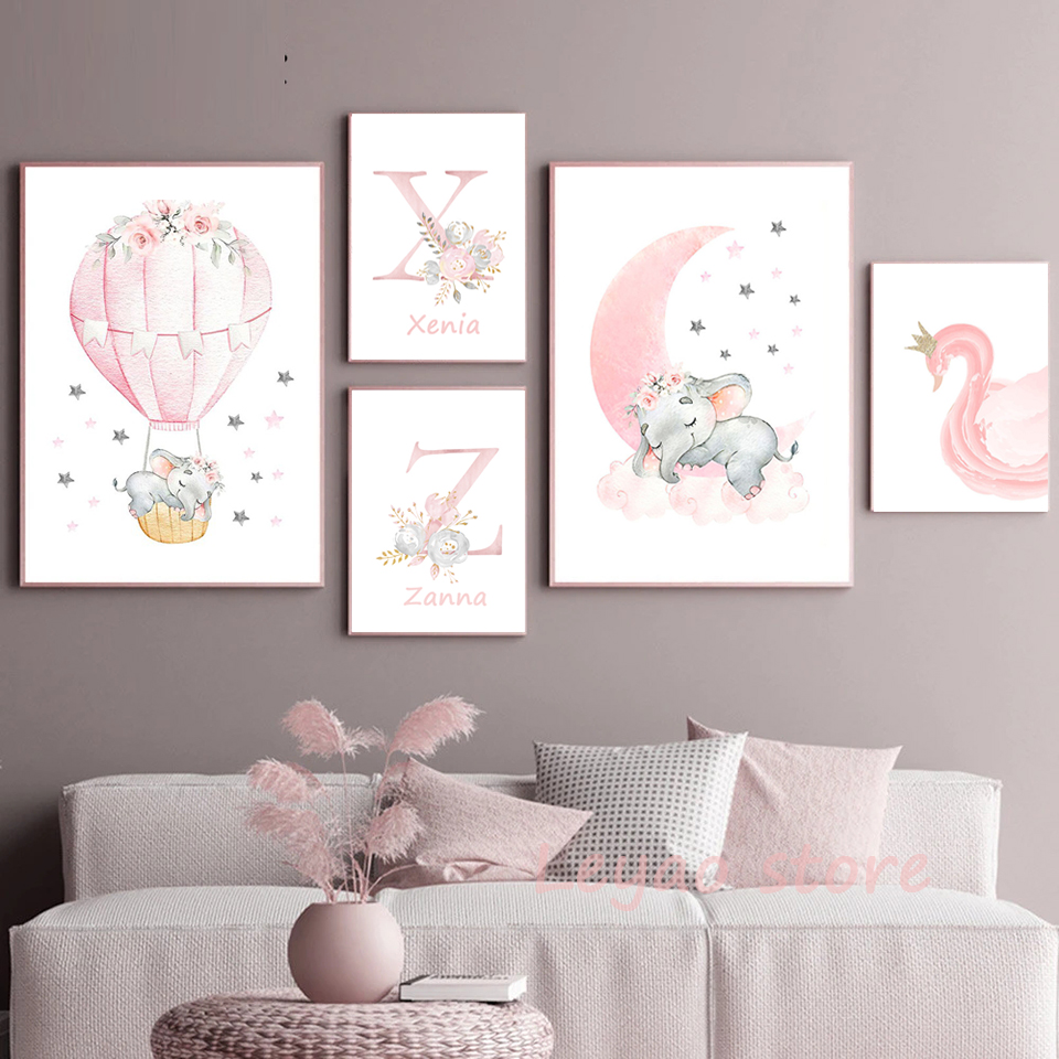Resin Art Name - Mooie dieren gepersonaliseerde naam schattig konijn