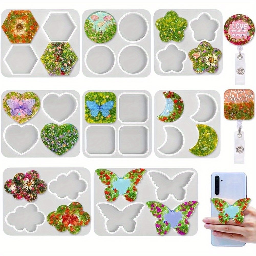 Resin Art Name - Multi-vormige DIY hars siliconenmal geschikt voor
