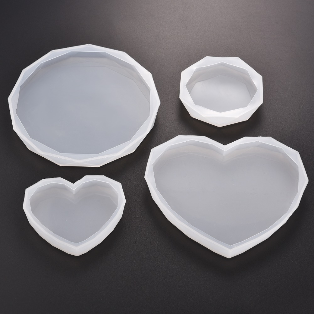 Resin Art Heart - Hars Coaster siliconen mal gieten ronde