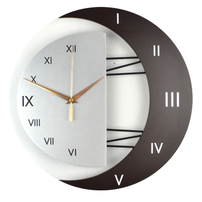 Resin Art Wall Clock - Moderne Mute Wandklok Bewegen Stilte Thuis