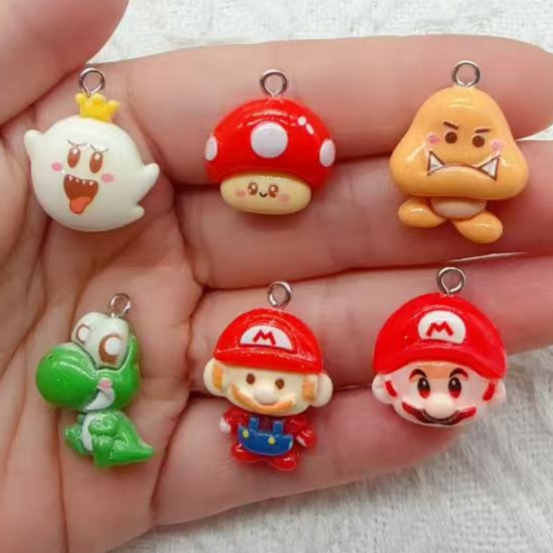 Resin Art For Sale - 10 stuks hars cartoon hangers, DIY