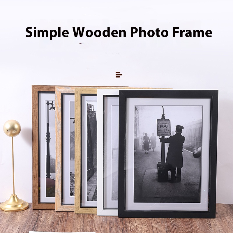 Resin Art Stand - Large Wooden Picture Frame for 4K