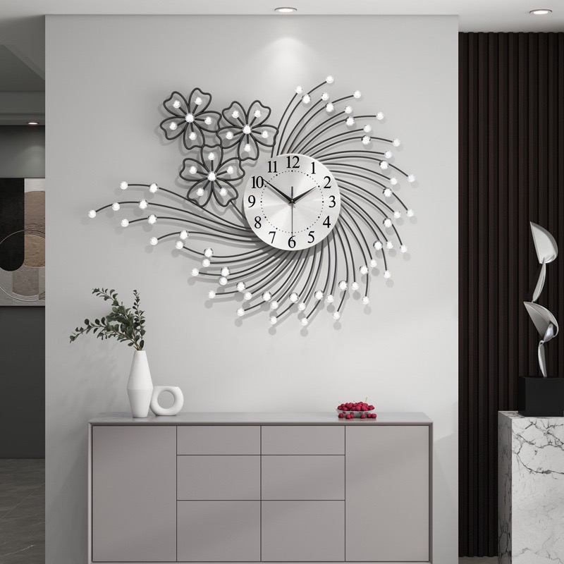 Resin Art Wall Clock - Luxe wandklok woonkamer high-end gevoel geen