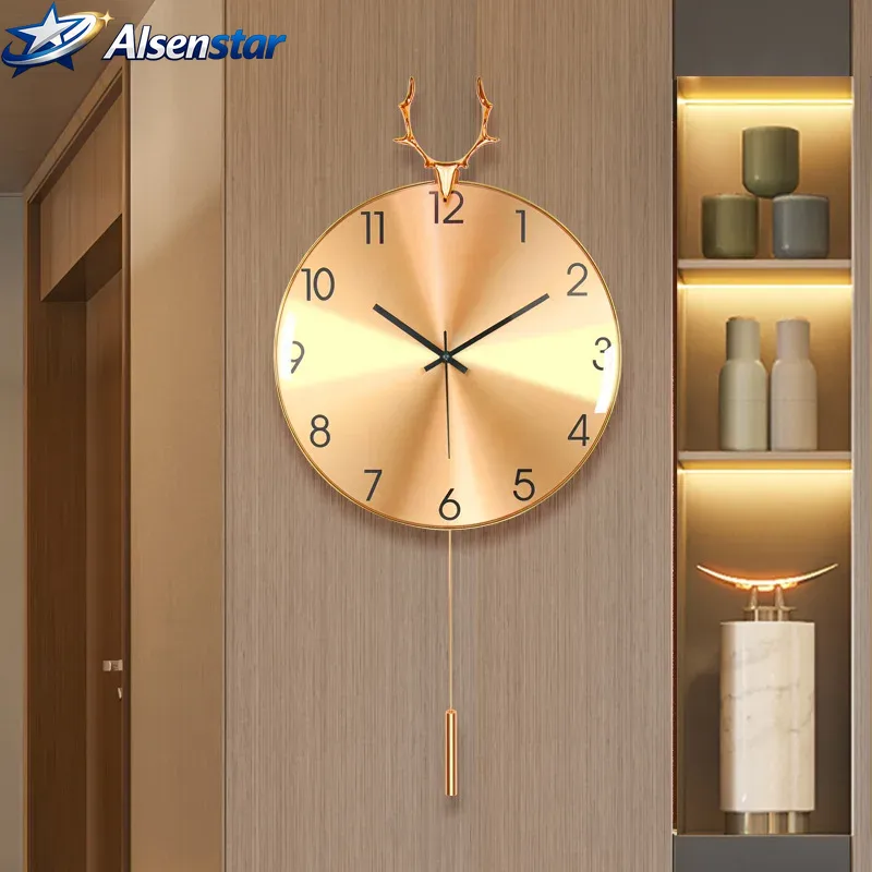 Noordse luxe wandklok voor thu - Resin Art Wall Clock recensie en prijs