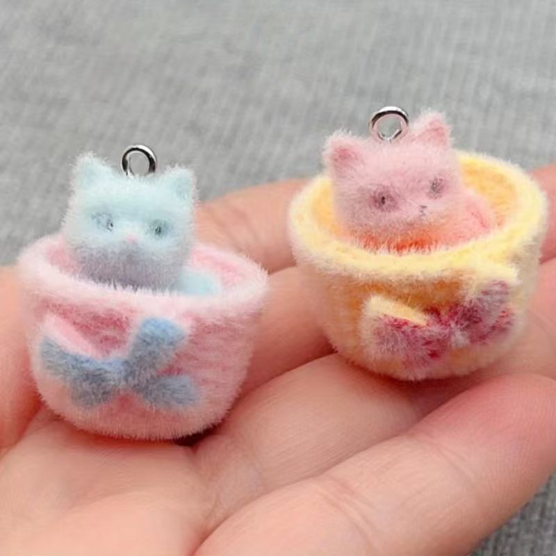4 stuks 3D pluche hars kattenh - Resin Art For Sale recensie en prijs