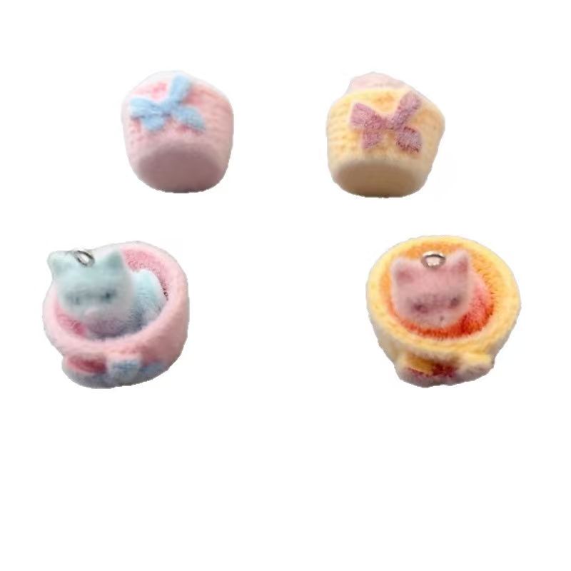 4 stuks 3D pluche hars kattenh - Resin Art For Sale recensie en prijs