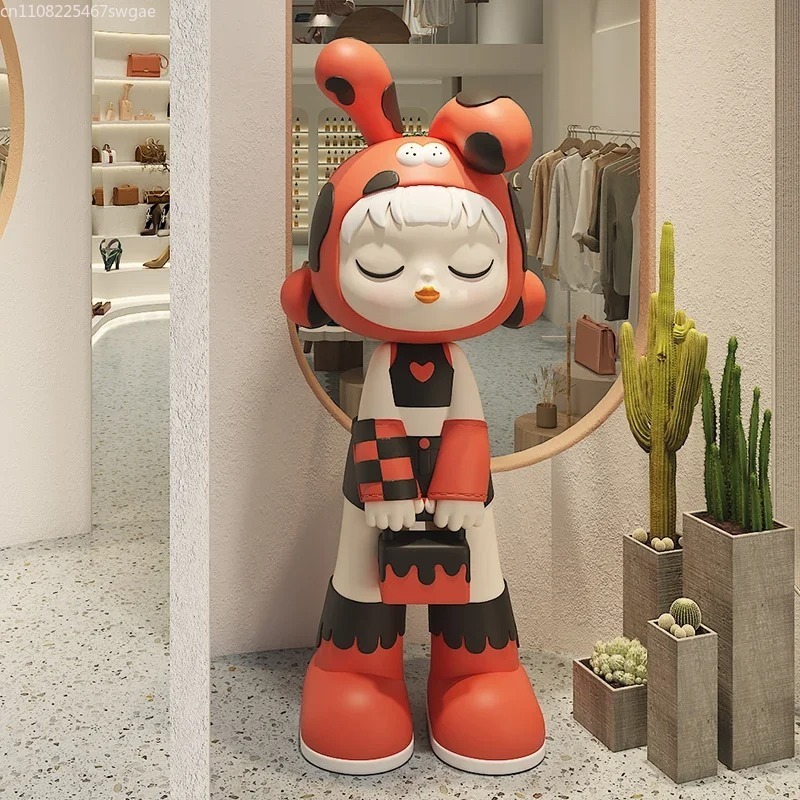 Kunst Cartoon Meisjesbeeldje B - Resin Art And Decor recensie en prijs