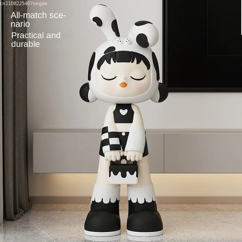 Kunst Cartoon Meisjesbeeldje B - Resin Art And Decor recensie en prijs