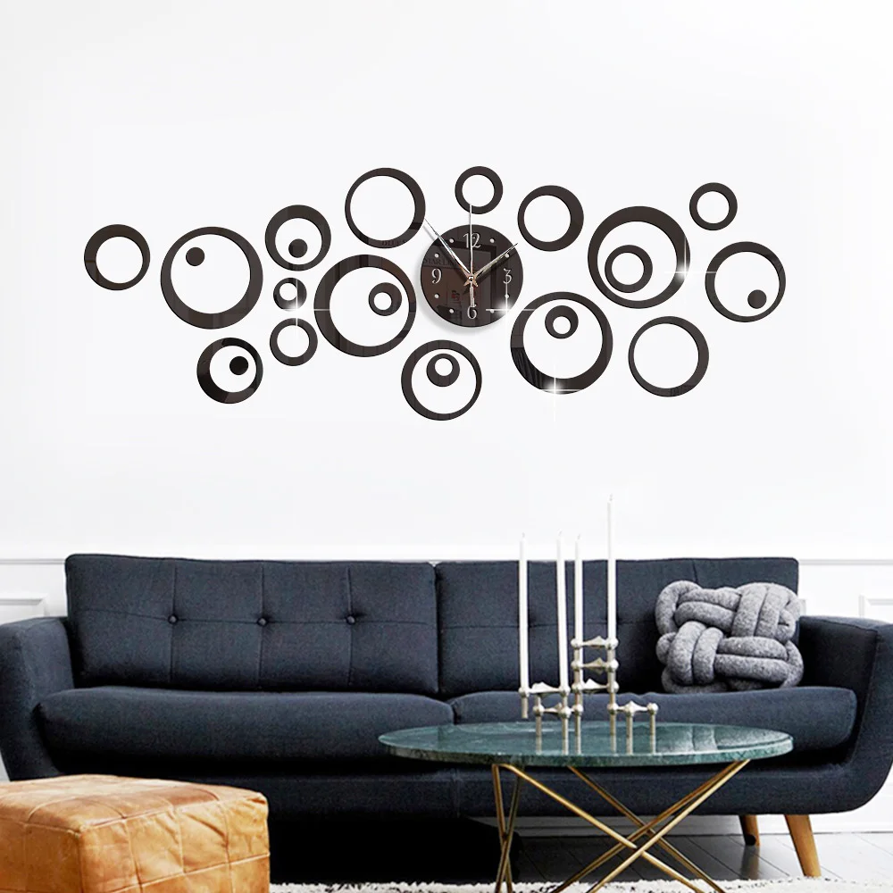 3D Stereo Acryl Spiegel Groot  - Resin Art Wall Clock recensie en prijs