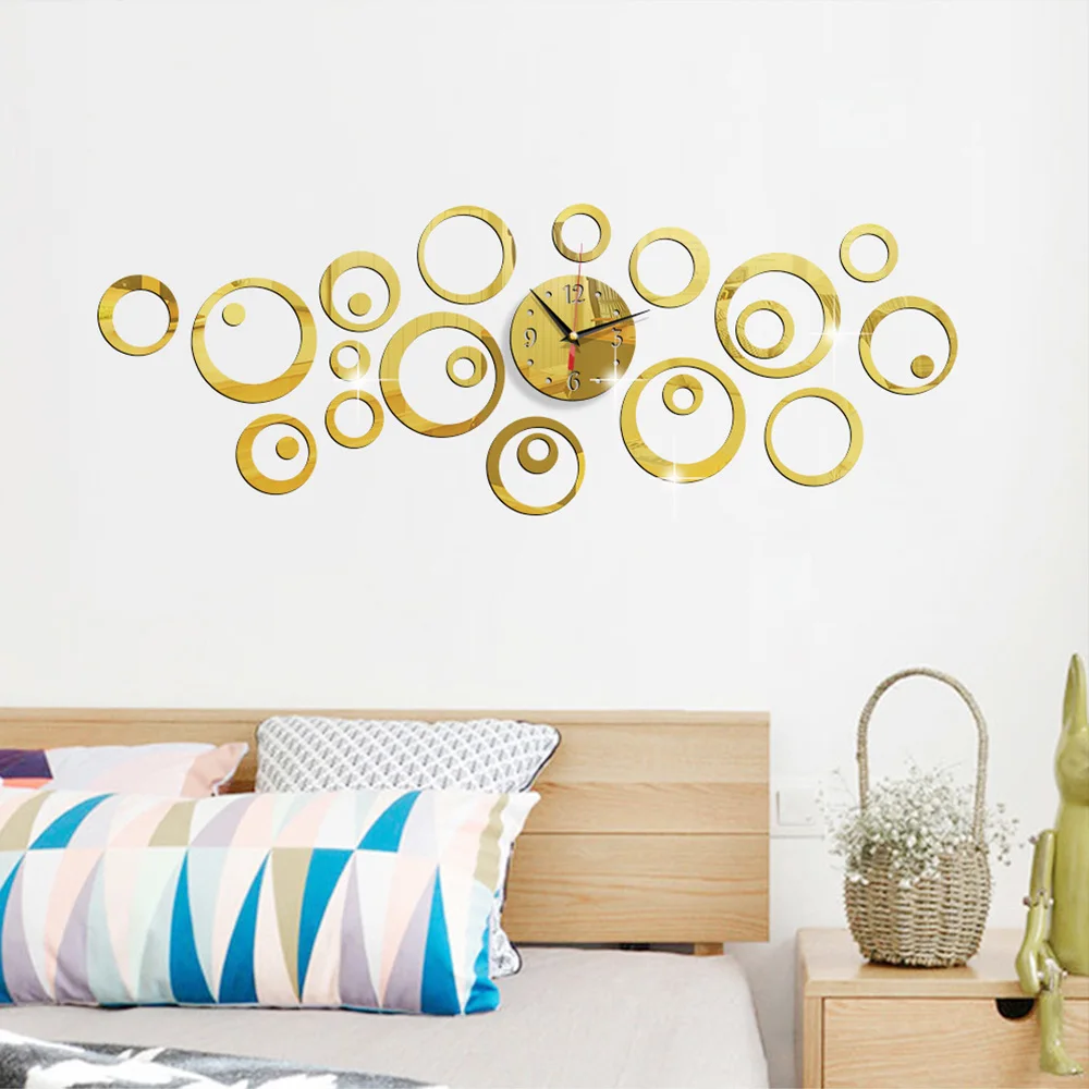 3D Stereo Acryl Spiegel Groot  - Resin Art Wall Clock recensie en prijs