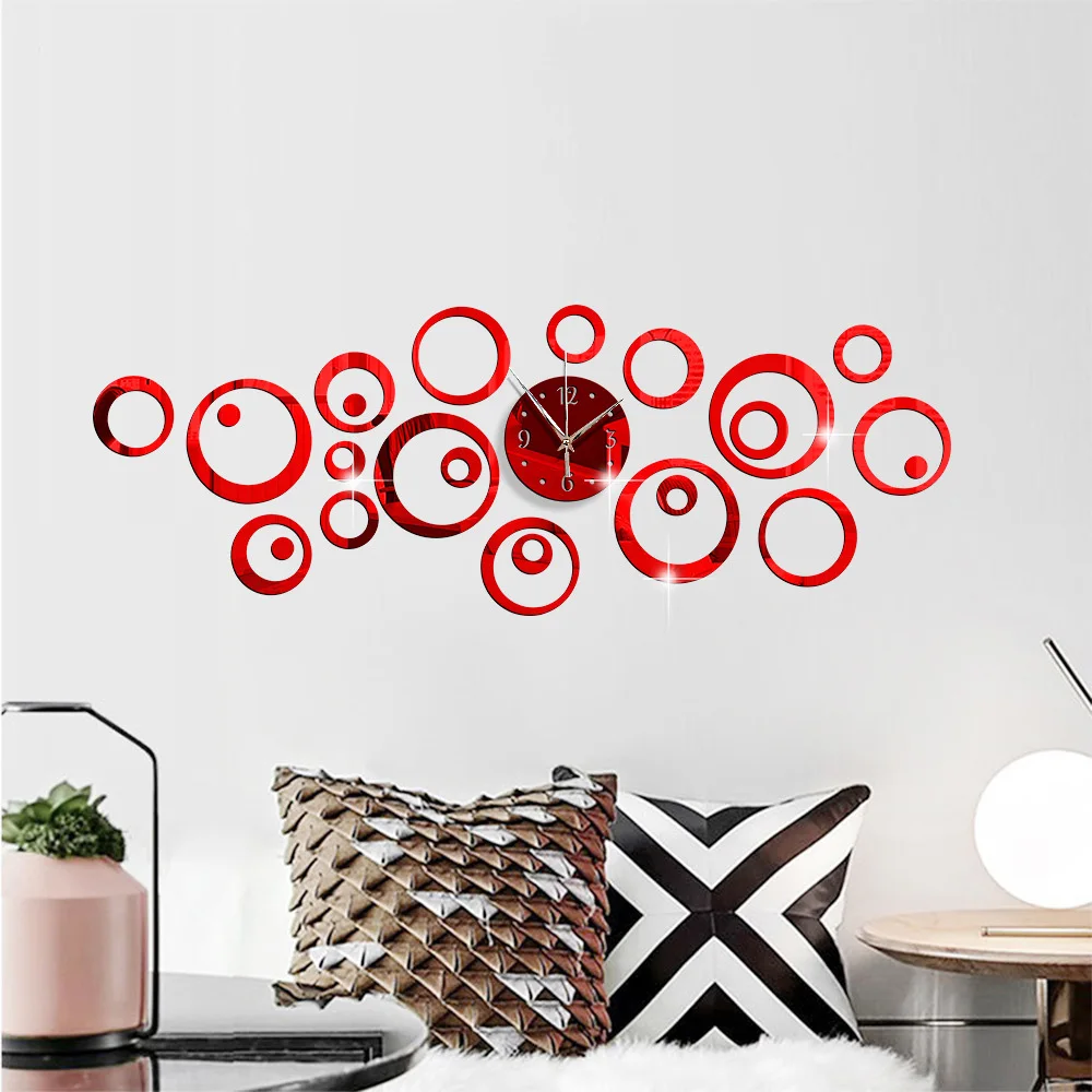 3D Stereo Acryl Spiegel Groot  - Resin Art Wall Clock recensie en prijs