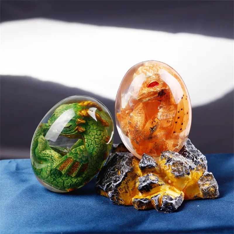 Lava Dragon Egg Standbeeld met - Resin Art Stand recensie en prijs