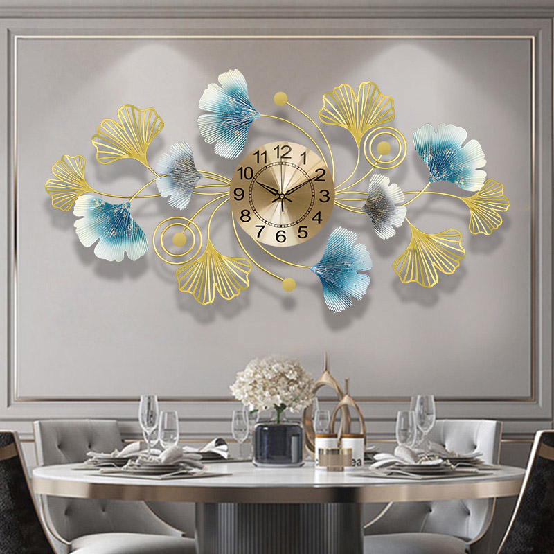 Eenvoudige creatieve metalen w - Resin Art Wall Clock recensie en prijs