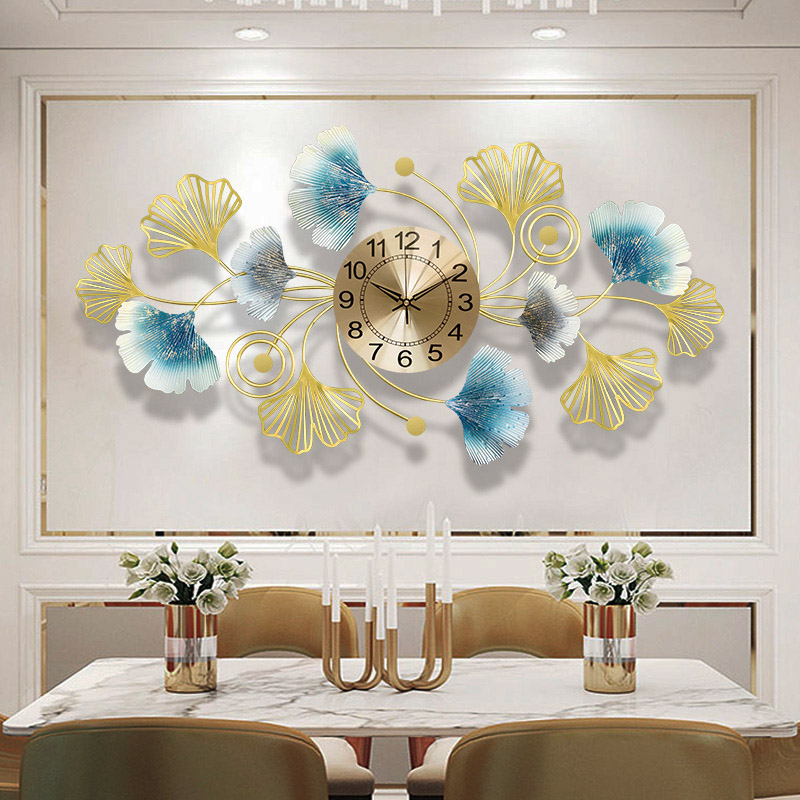 Eenvoudige creatieve metalen w - Resin Art Wall Clock recensie en prijs