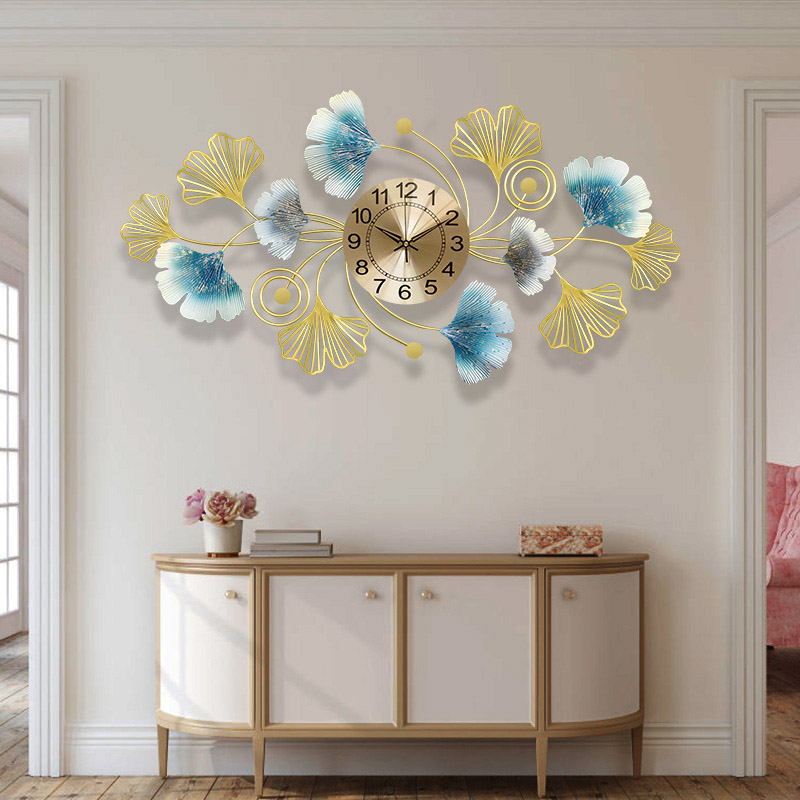 Eenvoudige creatieve metalen w - Resin Art Wall Clock recensie en prijs
