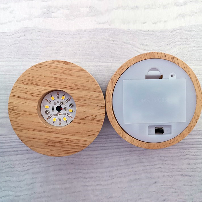 8Cm Ronde Houten Led Licht Dis - Resin Art Stand recensie en prijs
