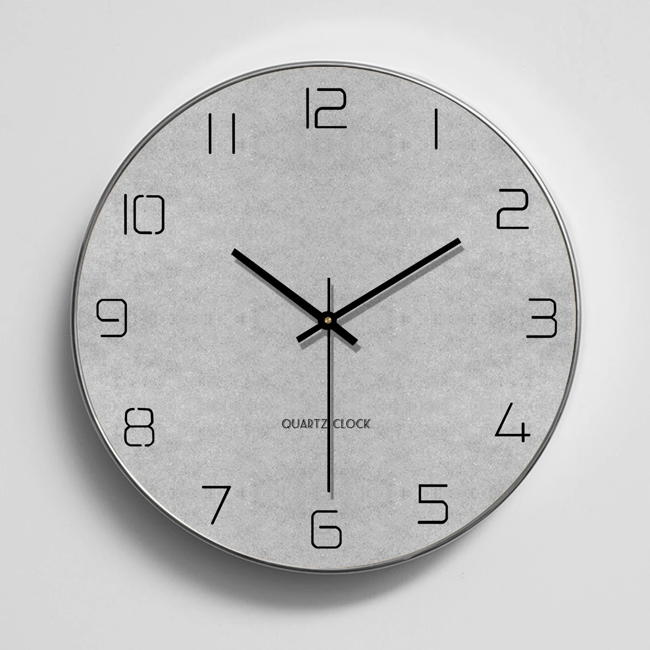 Grijze Ronde Wandklok Modern D - Resin Art Wall Clock recensie en prijs