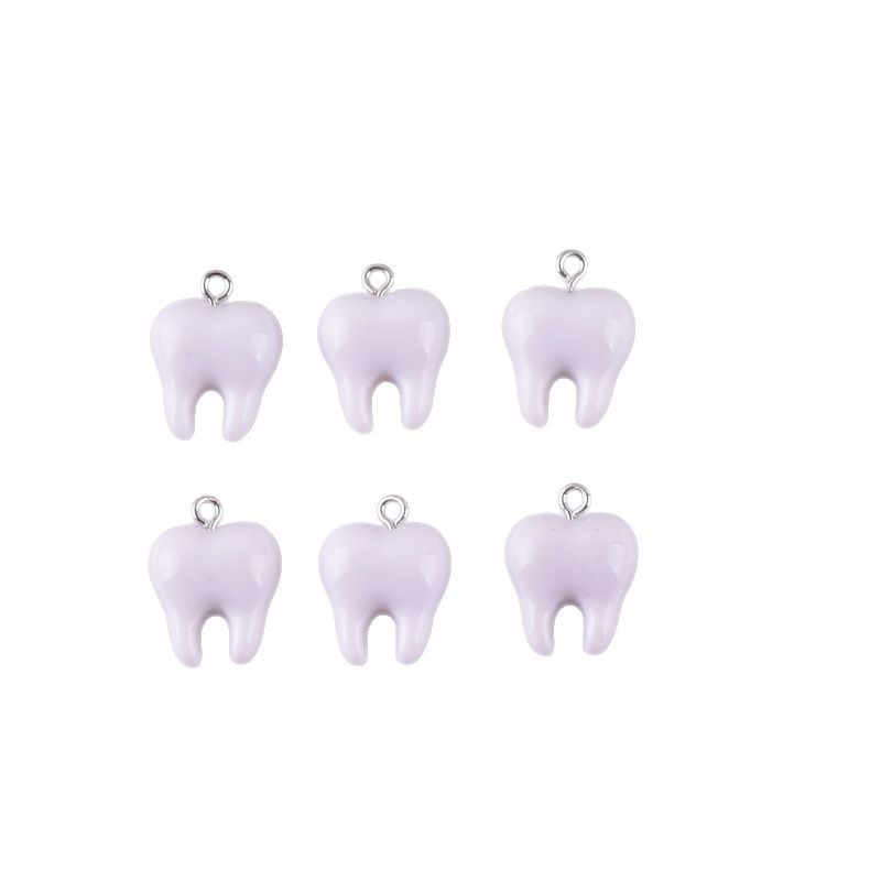 10 stuks schattige witte tande - Resin Art For Sale recensie en prijs