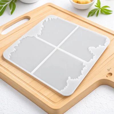 1 stuks kristal epoxy silicone - Coaster Mold Square recensie en prijs
