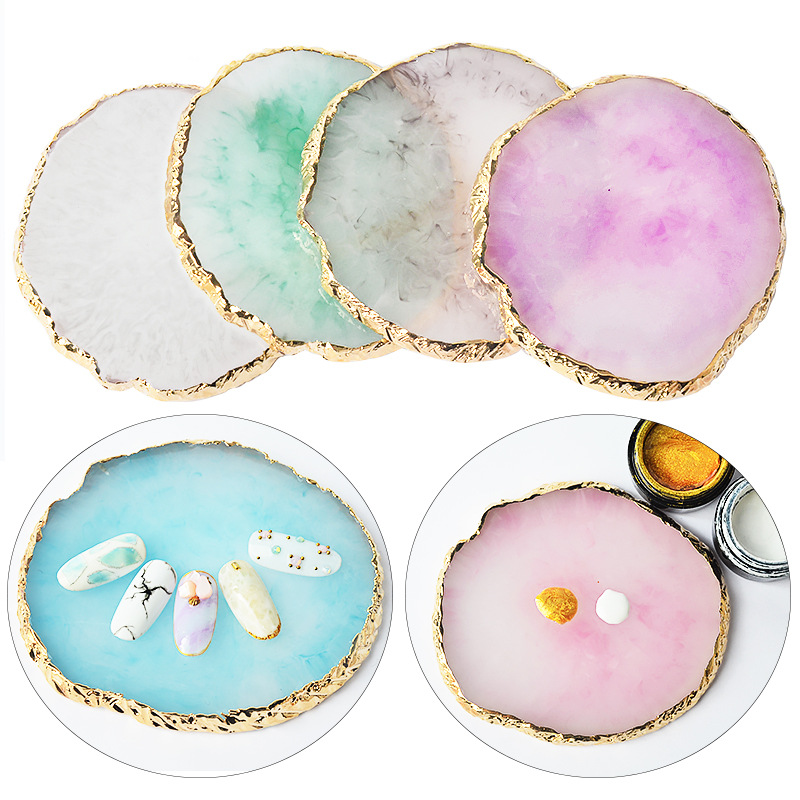 6-ronde hars Onyx steen nagelp - Resin Art Stand recensie en prijs