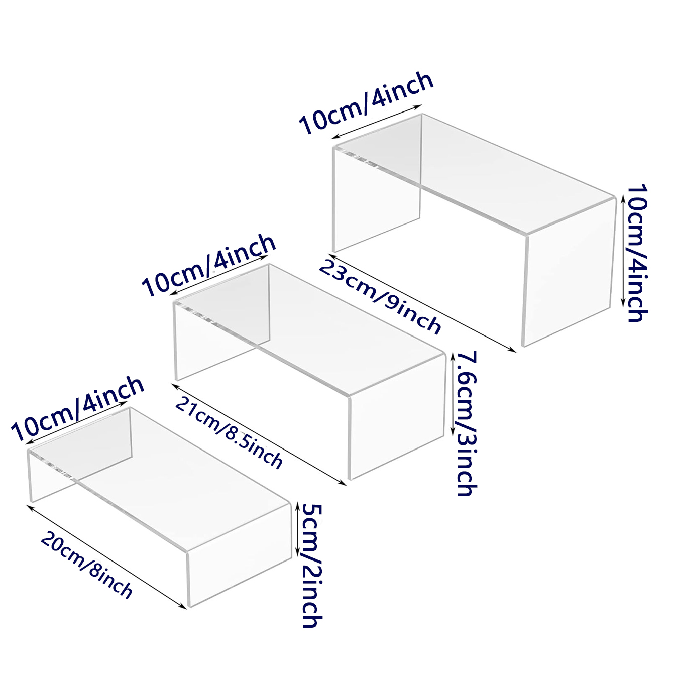 3 stuks acryl displayplanken,  - Resin Art Stand recensie en prijs