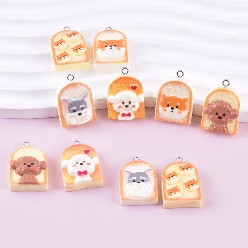 10 stuks schattige toast hond  - Resin Art Materials Kit recensie en prijs