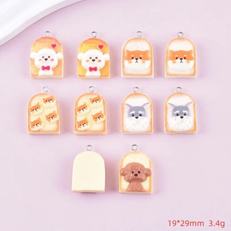 10 stuks schattige toast hond  - Resin Art Materials Kit recensie en prijs