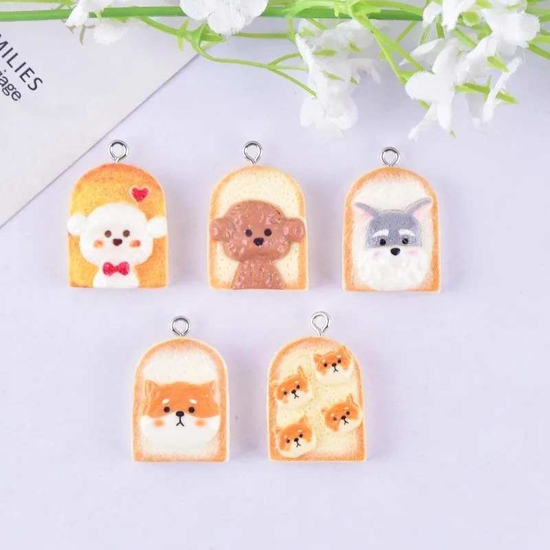 10 stuks schattige toast hond  - Resin Art Materials Kit recensie en prijs