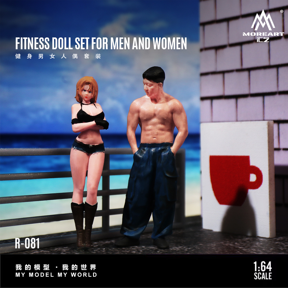 Meer kunst 1:64 fitness mannel - Resin Art And Decor recensie en prijs