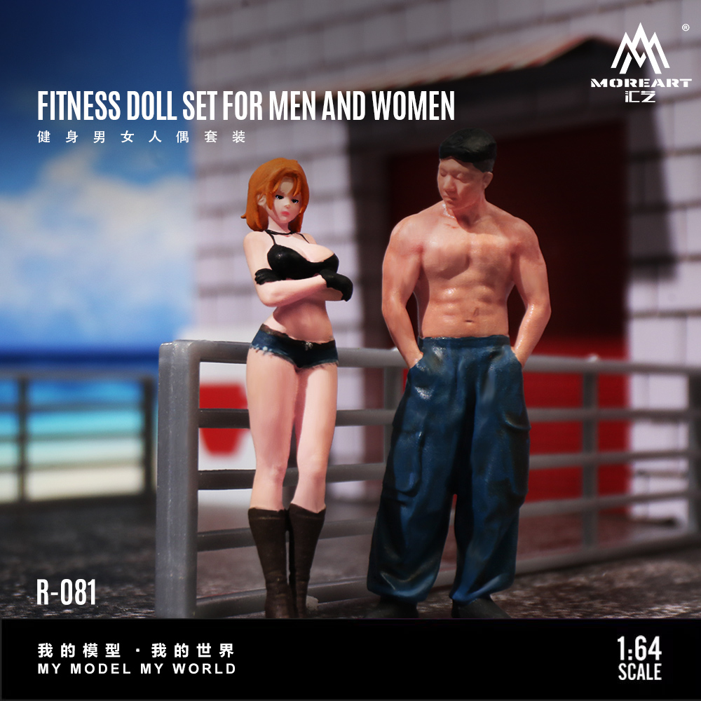 Meer kunst 1:64 fitness mannel - Resin Art And Decor recensie en prijs
