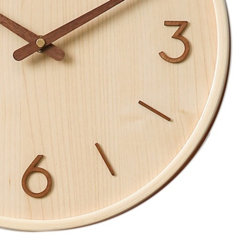 Moderne houten stille kunstwan - Resin Art Wall Clock recensie en prijs