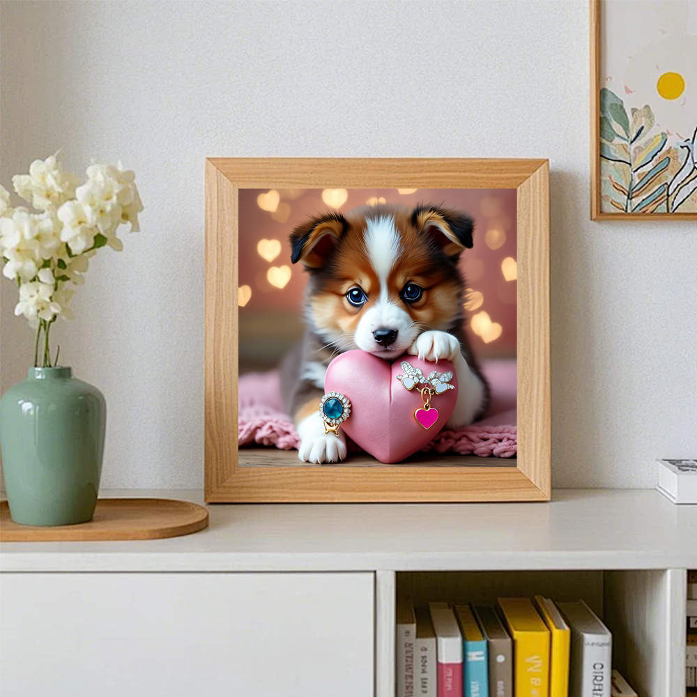 1pc frameloze 5D DIY diamantsc - Resin Art Heart recensie en prijs