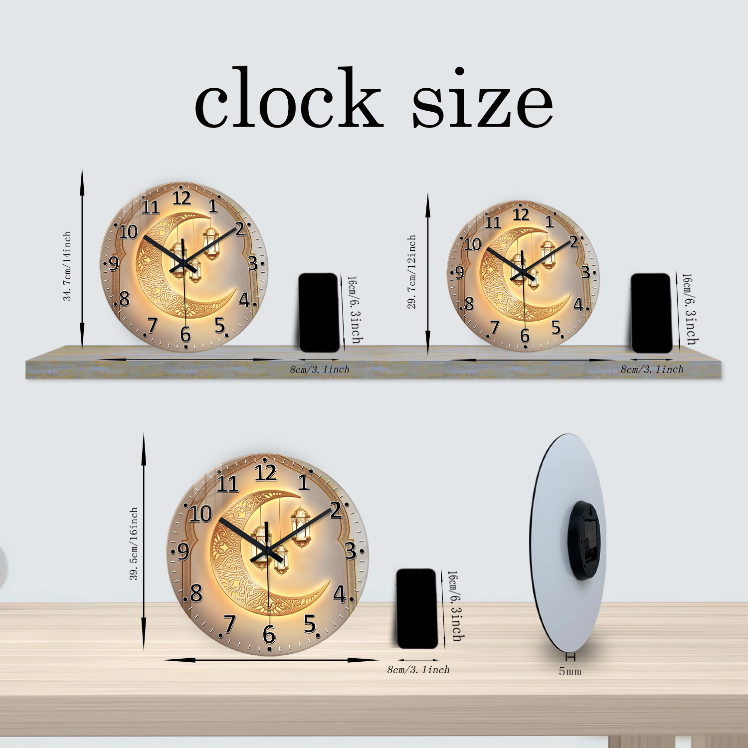 Een moderne toegankelijke luxe - Resin Art Wall Clock recensie en prijs