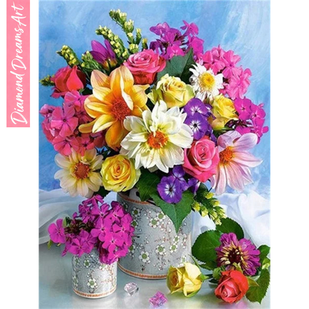 Volledige diamantmozaïek bloem - Resin Art With Flowers recensie en prijs