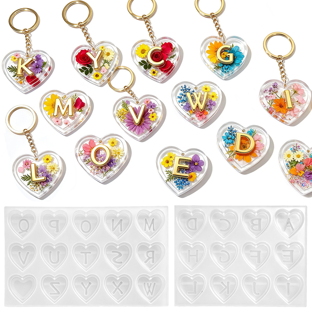Complete set van 26 letters &  - Resin Art Name recensie en prijs