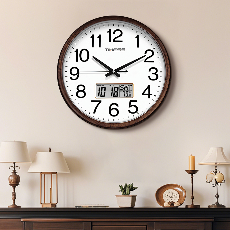 TIMESS 13-inch houten wandklok - Resin Art Wall Clock recensie en prijs