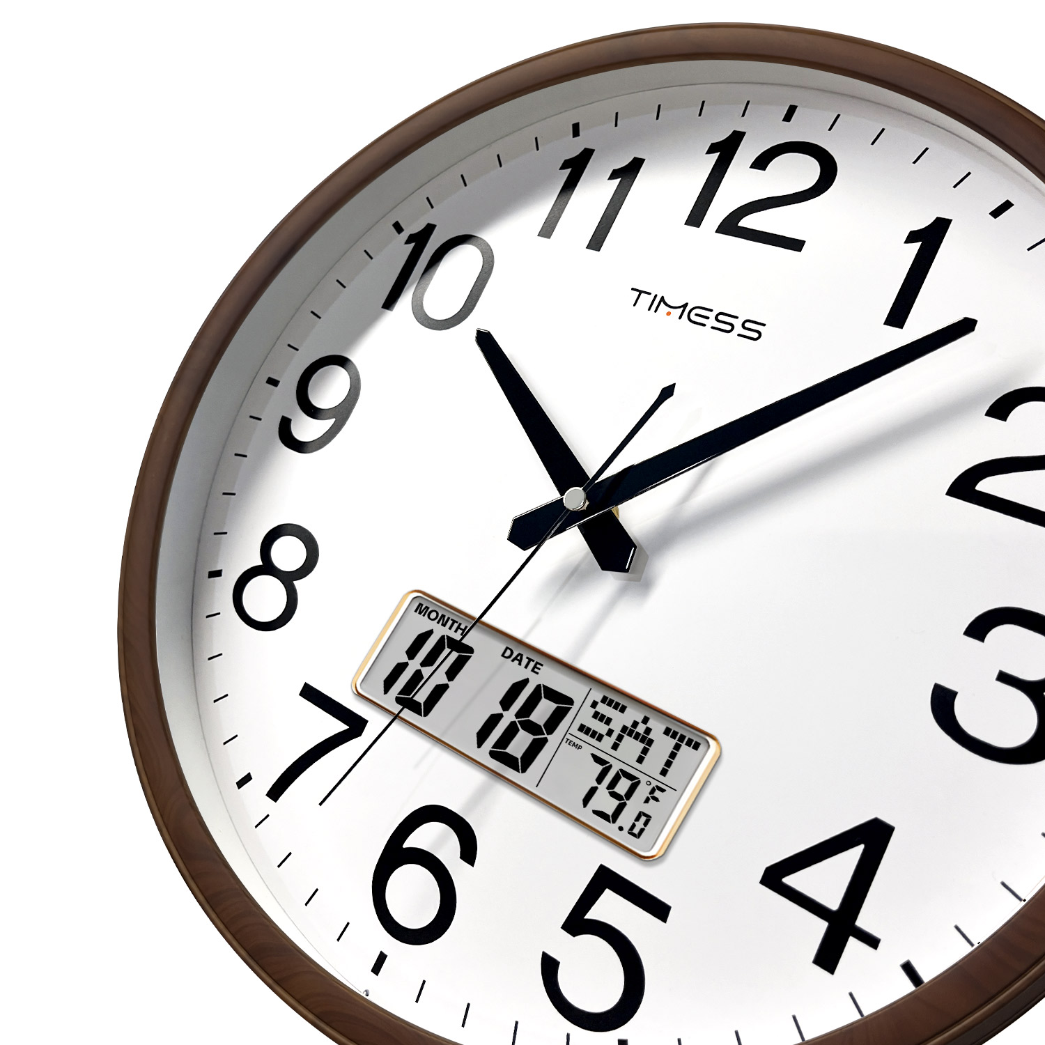TIMESS 13-inch houten wandklok - Resin Art Wall Clock recensie en prijs
