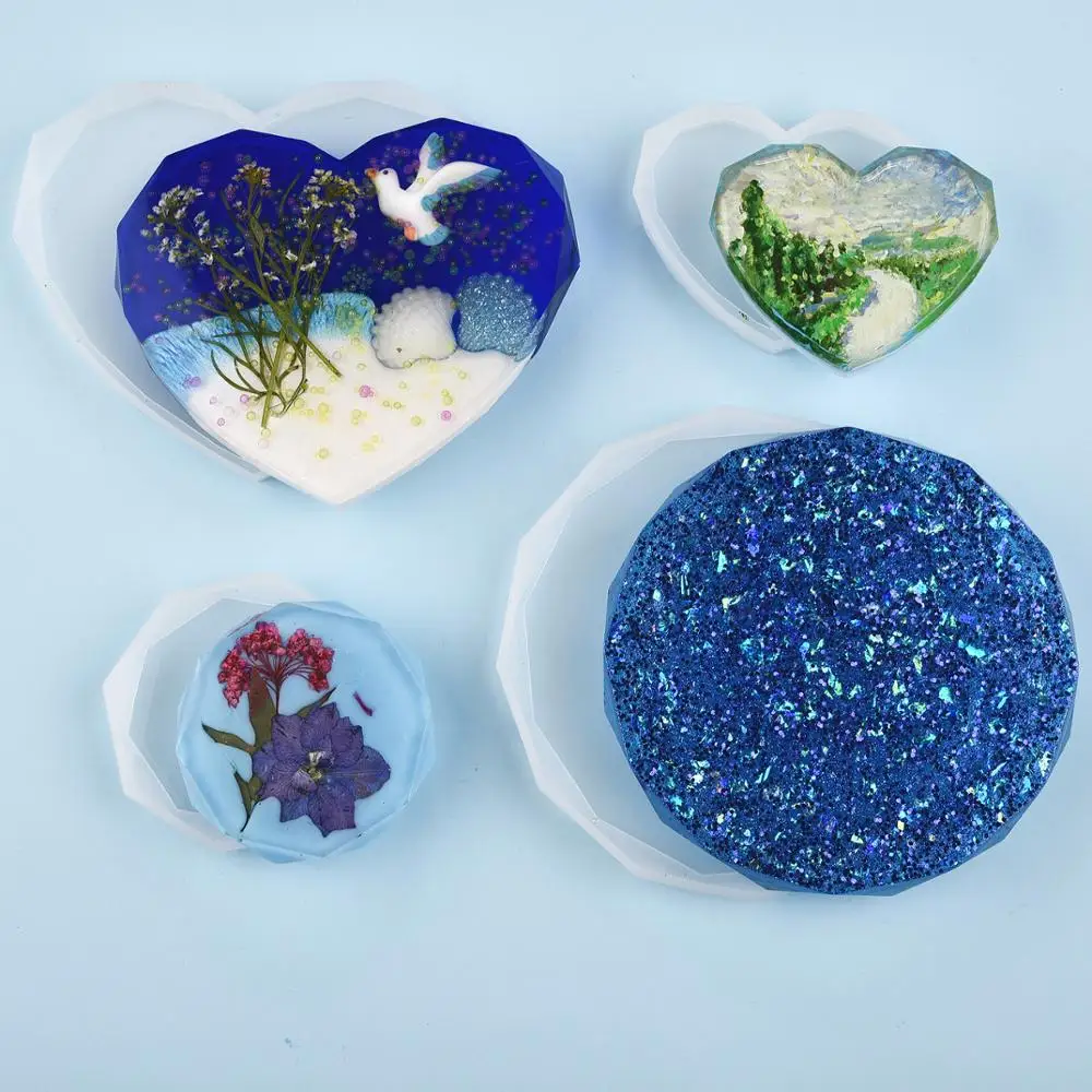 Hars Coaster siliconen mal gie - Resin Art Heart recensie en prijs