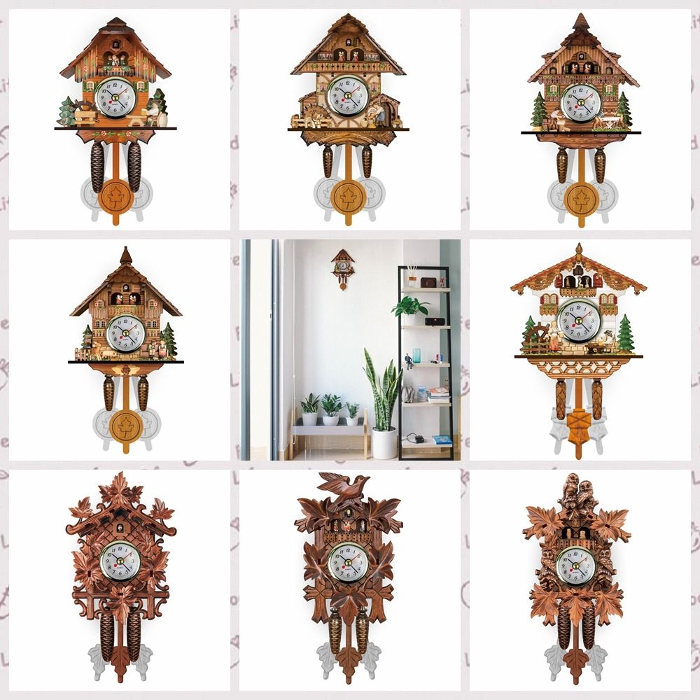 Klok Muur Houten Houten Slinge - Resin Art Wall Clock recensie en prijs