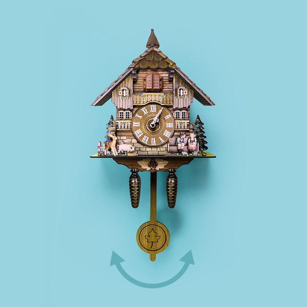 Klok Muur Houten Houten Slinge - Resin Art Wall Clock recensie en prijs