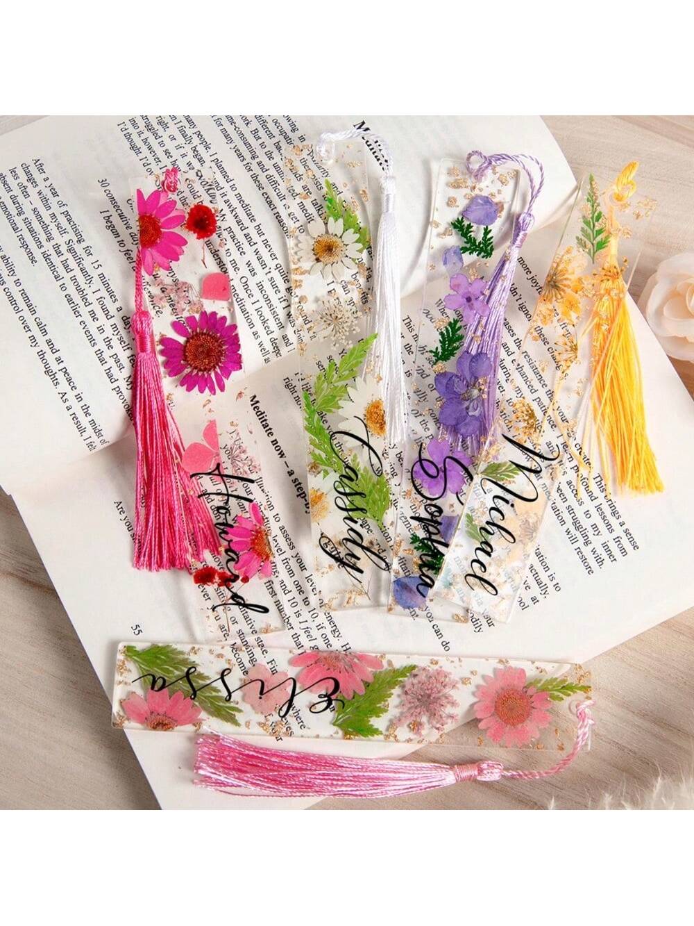 1PC gepersonaliseerde geperste - Resin Art Name recensie en prijs