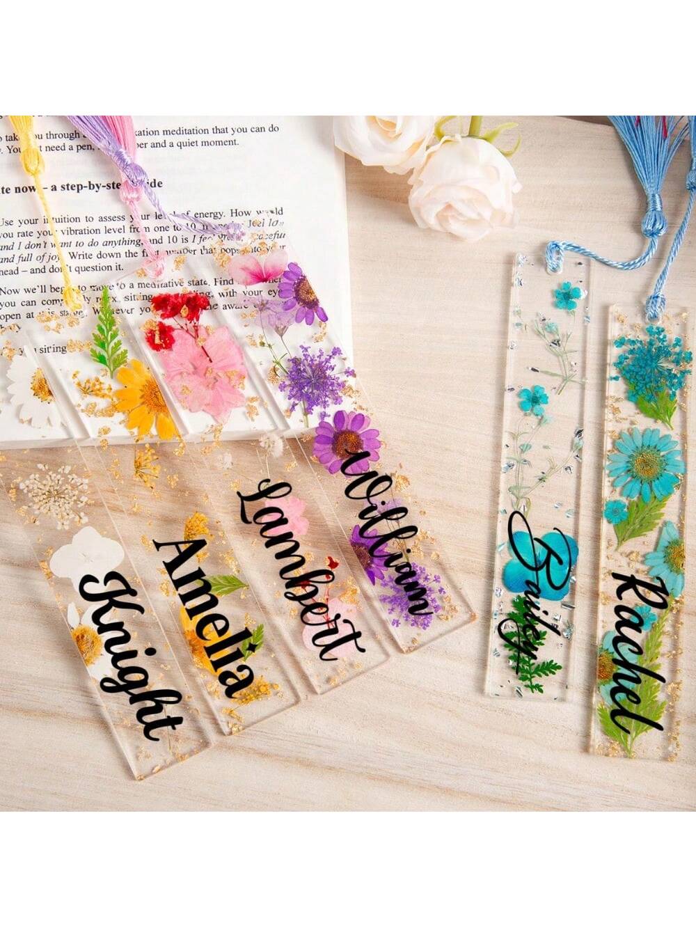 1PC gepersonaliseerde geperste - Resin Art Name recensie en prijs