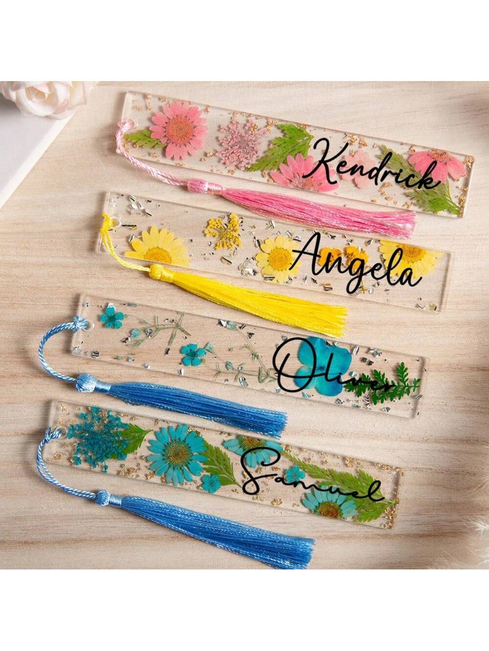 1PC gepersonaliseerde geperste - Resin Art Name recensie en prijs
