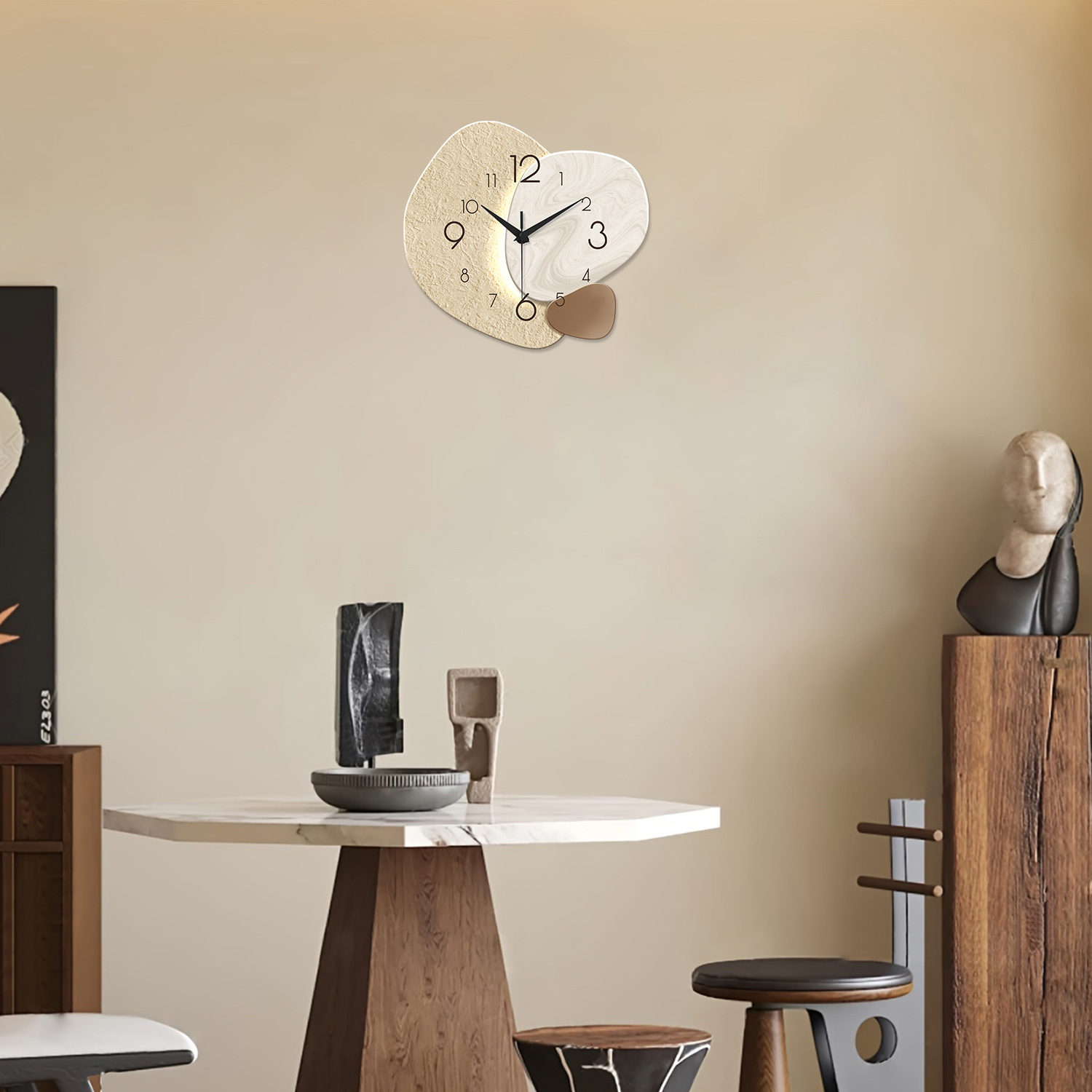 Moderne eenvoudige wandklok, s - Resin Art Wall Clock recensie en prijs