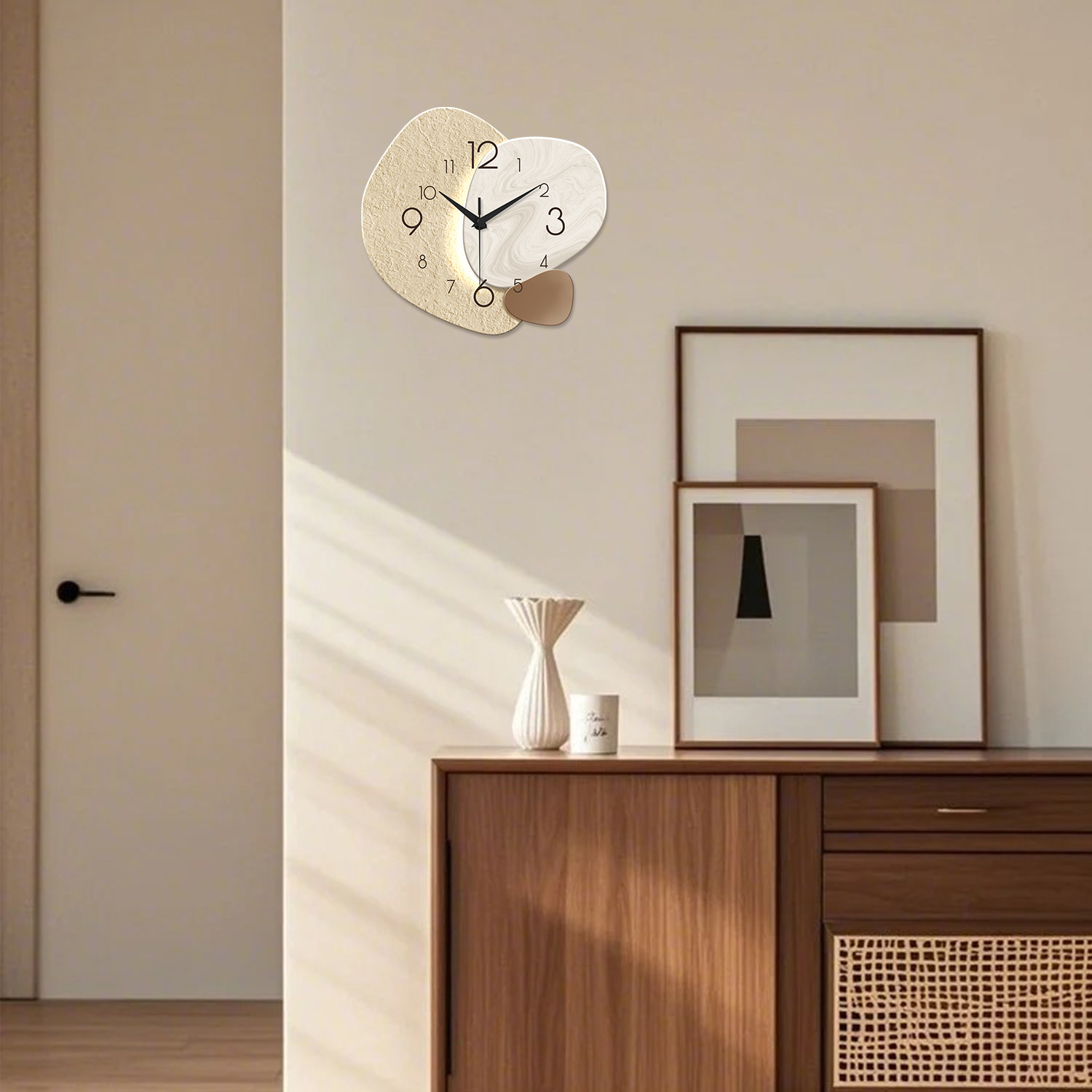 Moderne eenvoudige wandklok, s - Resin Art Wall Clock recensie en prijs