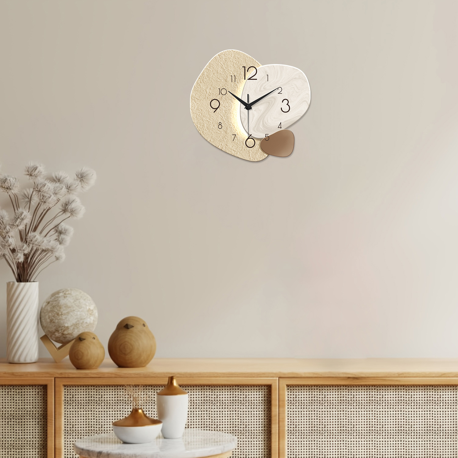 Moderne eenvoudige wandklok, s - Resin Art Wall Clock recensie en prijs