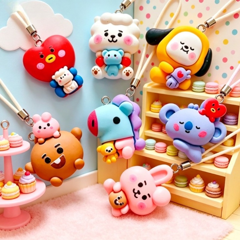 7 stks BT21 Hars Cartoon Charm - Resin Art For Sale recensie en prijs