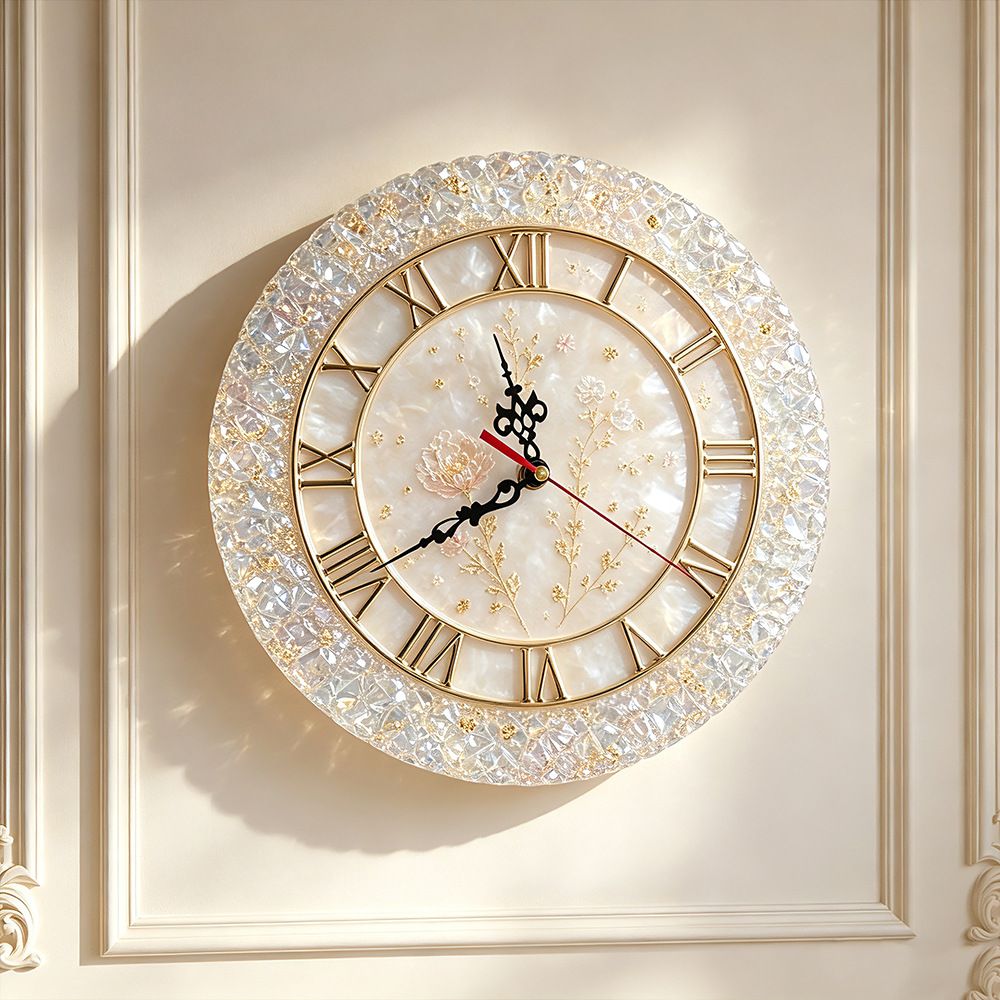 Diamant Facetgeslepen Klok Sil - Resin Art Wall Clock recensie en prijs